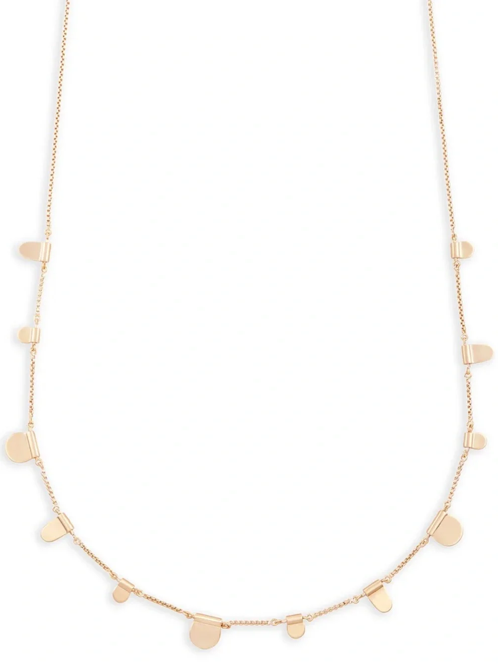 KENDRA SCOTT- OLIVE NECKLACE IN ROSE GOLD